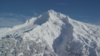 Mt Hood, OR Aerial Stock Footage