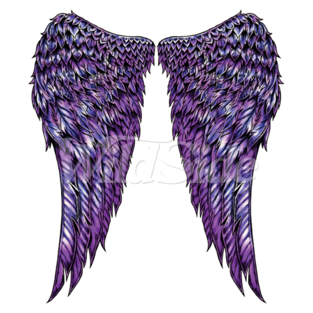 Purple Angel Wings Wallpaper