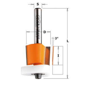 807 3-in-1 Flush Trim Bits for MDF/Laminate