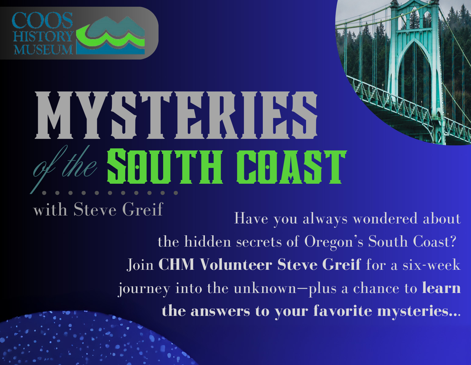 Mysteries of south coast poster