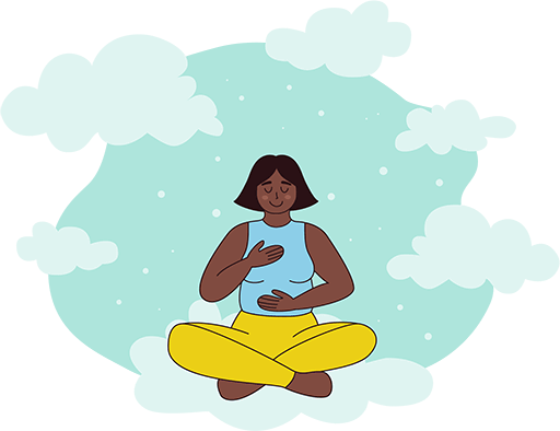 Tummee 404 Illustration - Dirga Pranayama