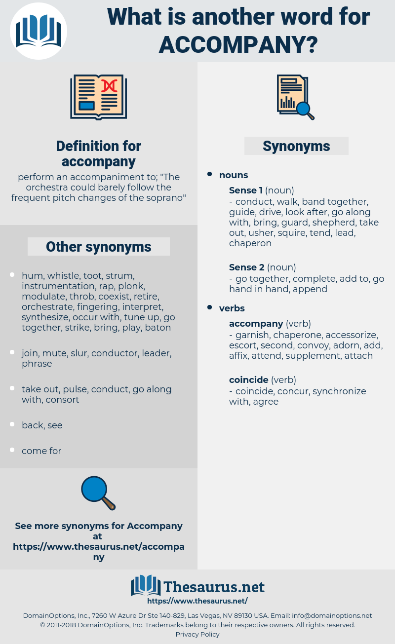 accompany, synonym accompany, another word for accompany, words like accompany, thesaurus accompany