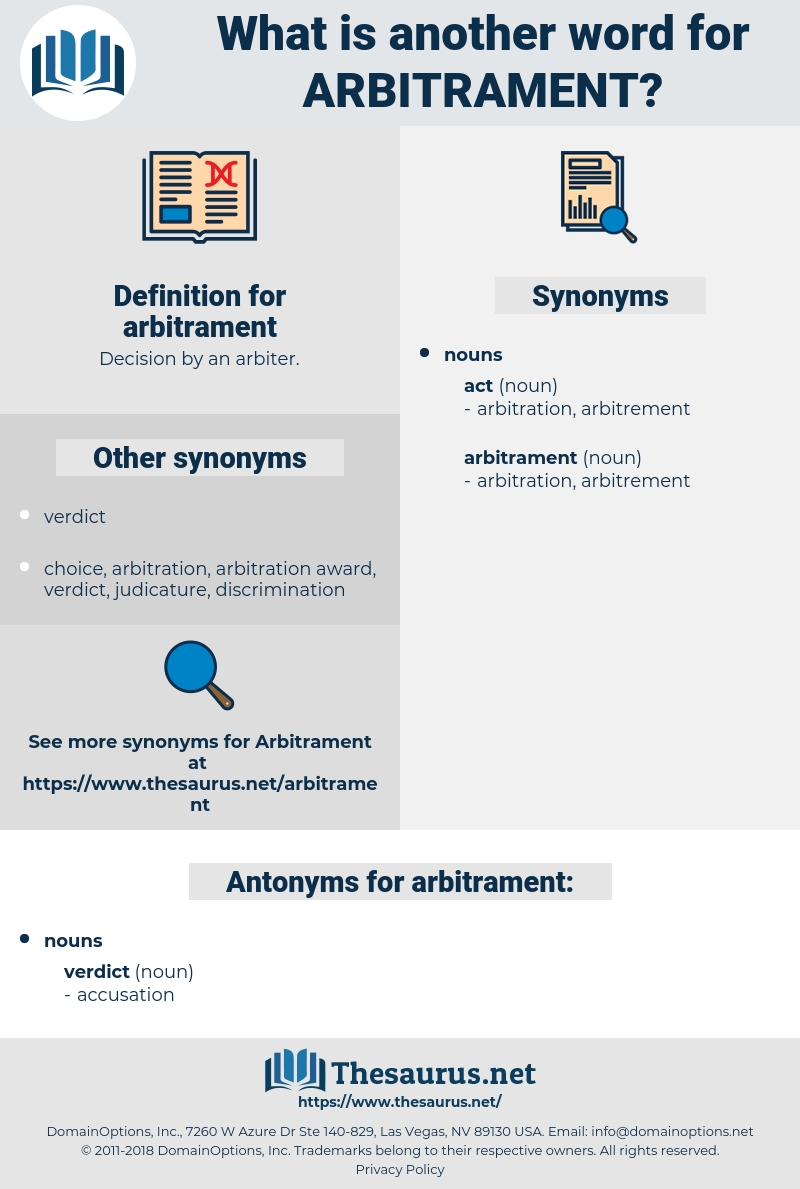 arbitrament, synonym arbitrament, another word for arbitrament, words like arbitrament, thesaurus arbitrament