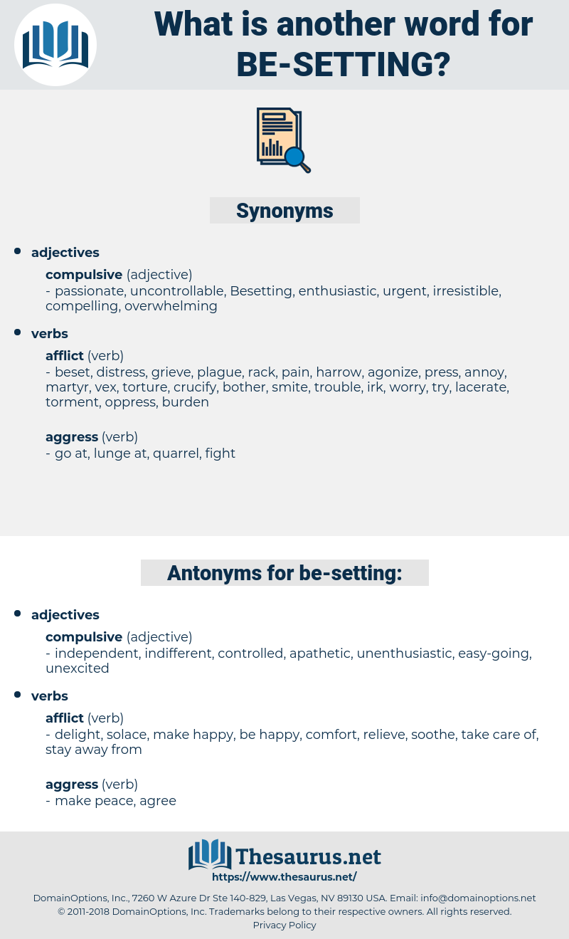 be setting, synonym be setting, another word for be setting, words like be setting, thesaurus be setting