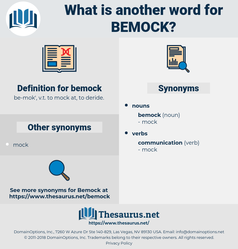 bemock, synonym bemock, another word for bemock, words like bemock, thesaurus bemock