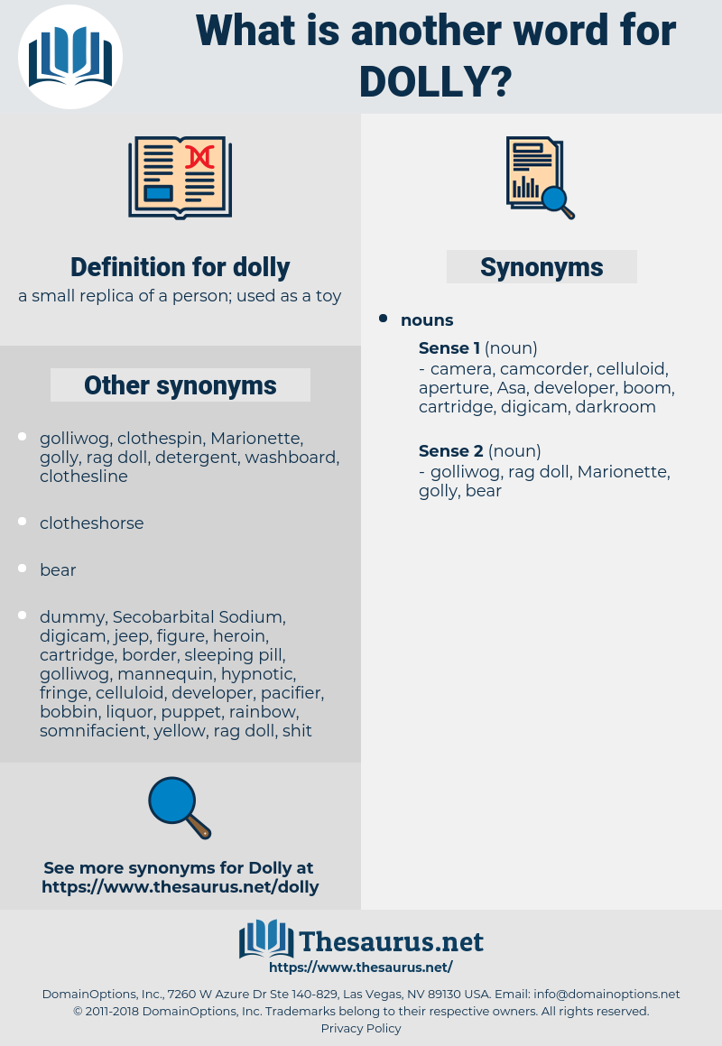 dolly, synonym dolly, another word for dolly, words like dolly, thesaurus dolly