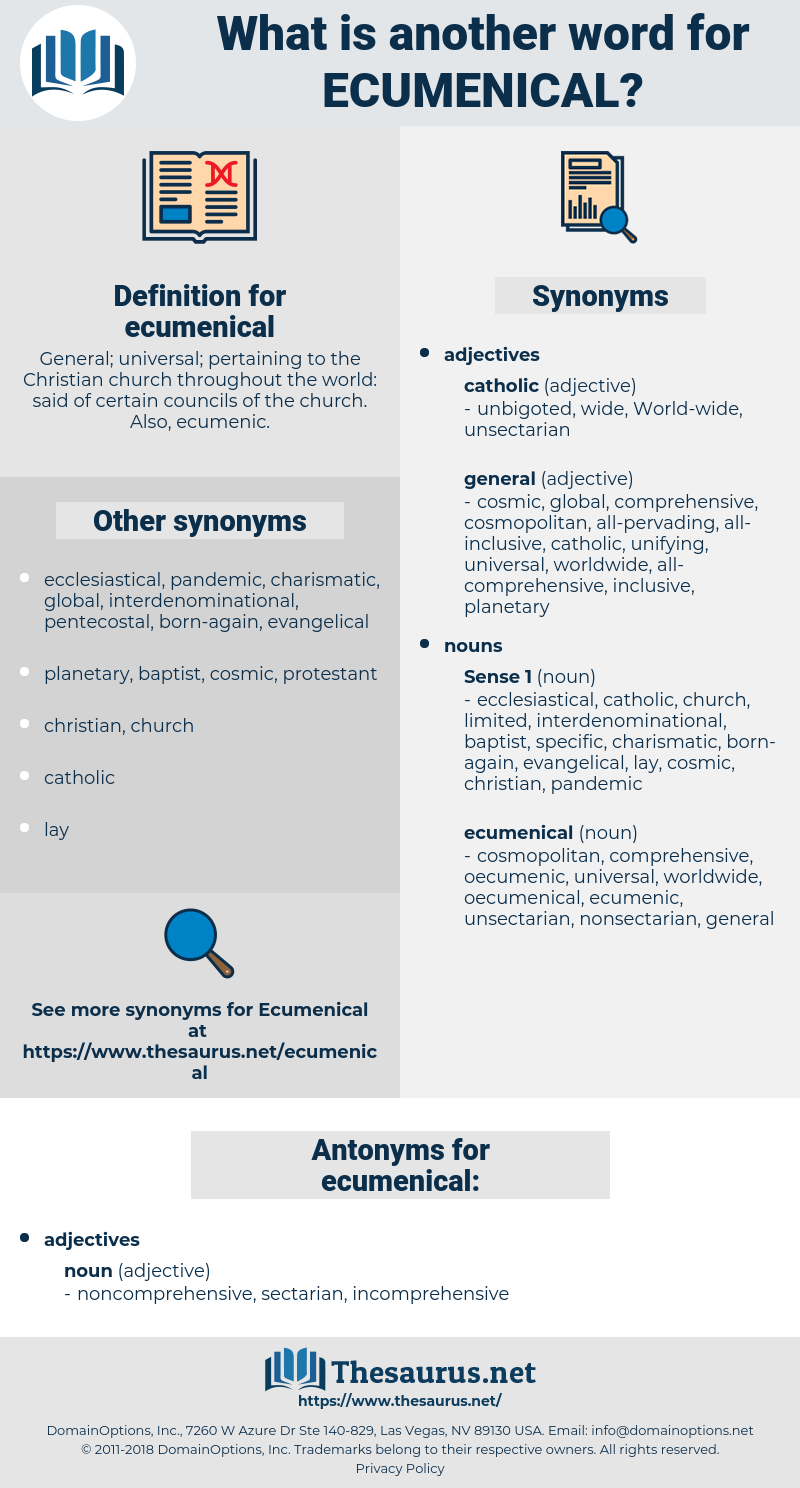 ecumenical, synonym ecumenical, another word for ecumenical, words like ecumenical, thesaurus ecumenical