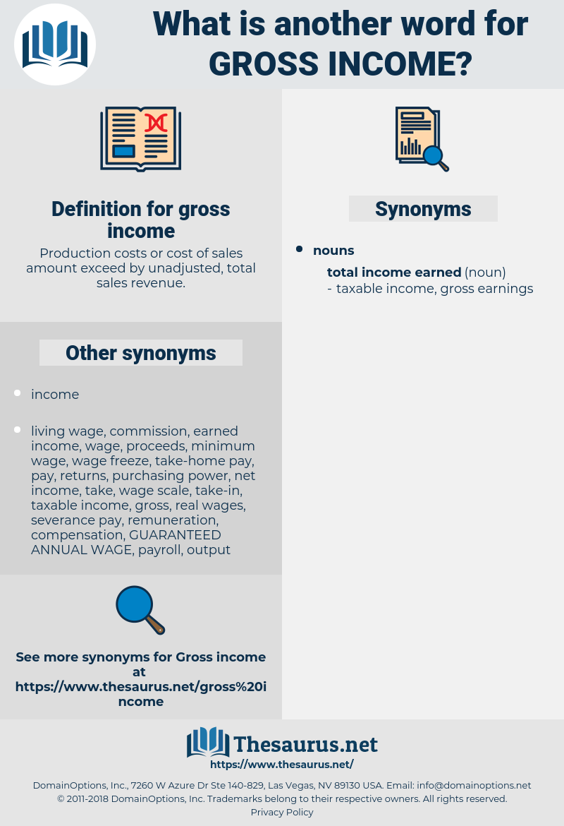 gross income, synonym gross income, another word for gross income, words like gross income, thesaurus gross income