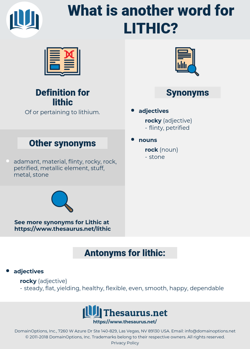 lithic, synonym lithic, another word for lithic, words like lithic, thesaurus lithic