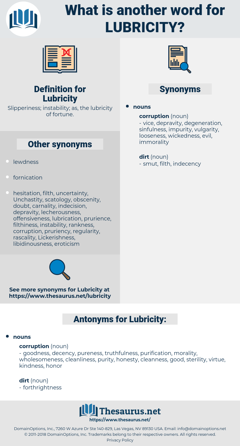 Lubricity, synonym Lubricity, another word for Lubricity, words like Lubricity, thesaurus Lubricity