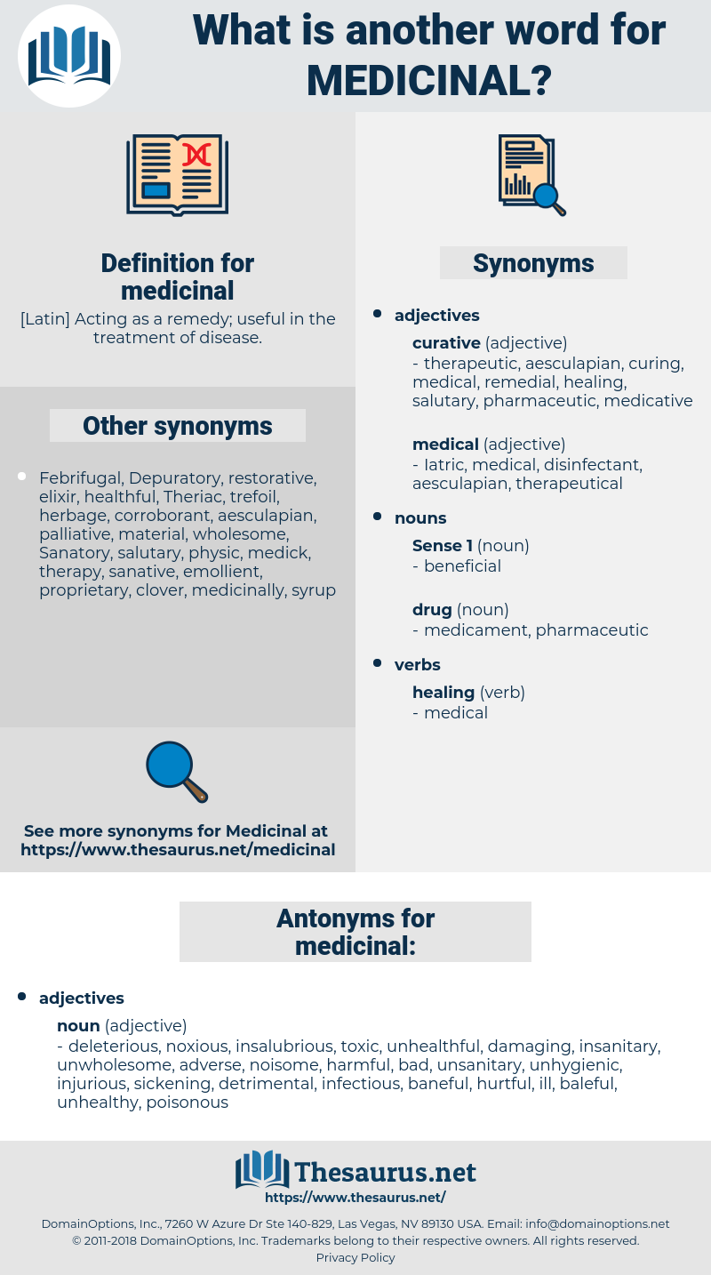 medicinal, synonym medicinal, another word for medicinal, words like medicinal, thesaurus medicinal