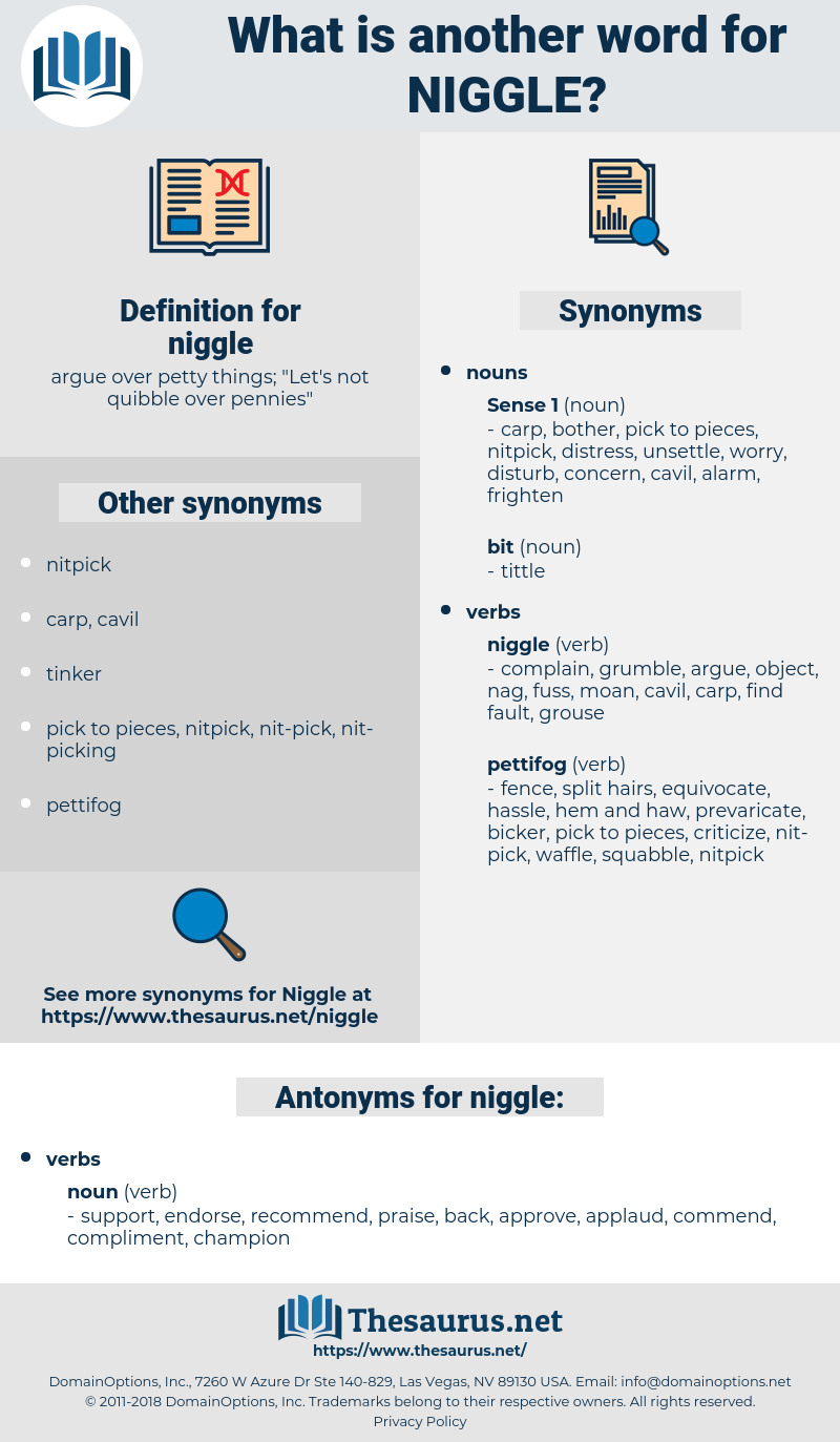 niggle, synonym niggle, another word for niggle, words like niggle, thesaurus niggle