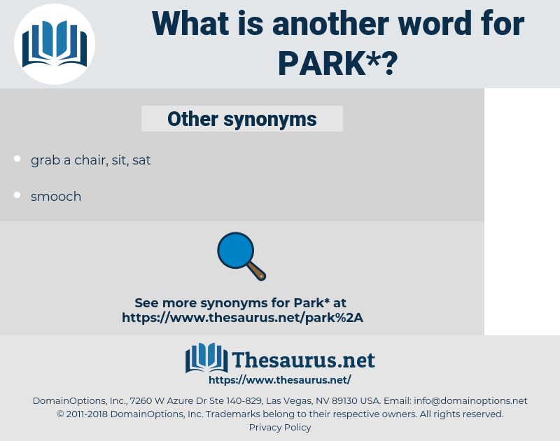 park, synonym park, another word for park, words like park, thesaurus park