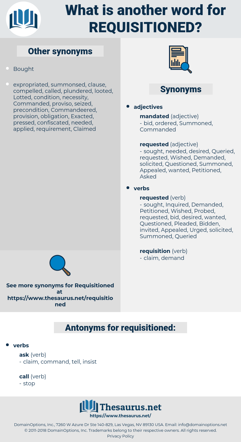 requisitioned, synonym requisitioned, another word for requisitioned, words like requisitioned, thesaurus requisitioned