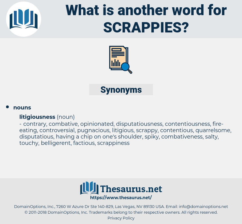 scrappies, synonym scrappies, another word for scrappies, words like scrappies, thesaurus scrappies