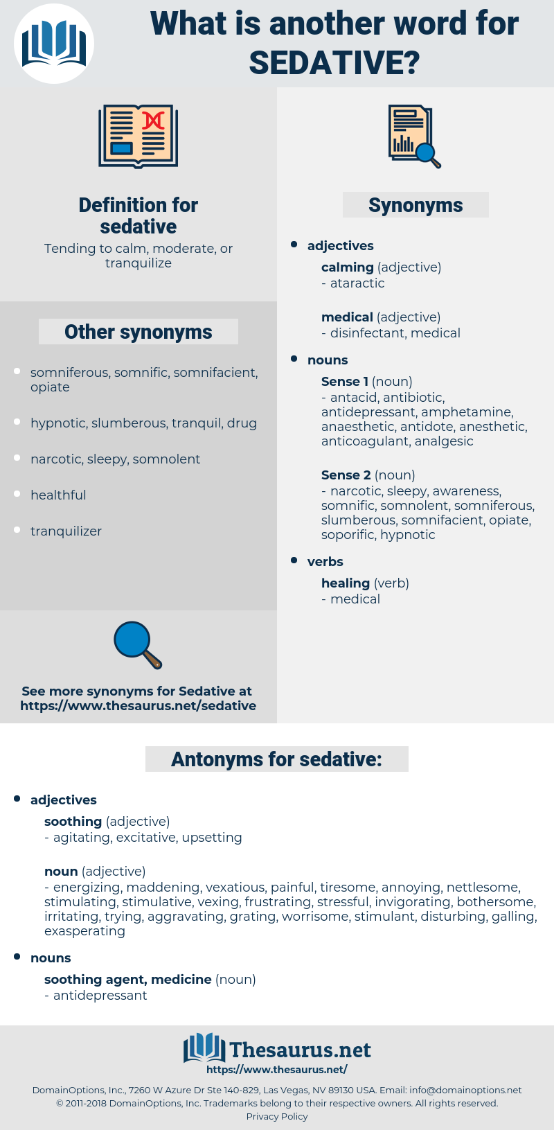 sedative, synonym sedative, another word for sedative, words like sedative, thesaurus sedative