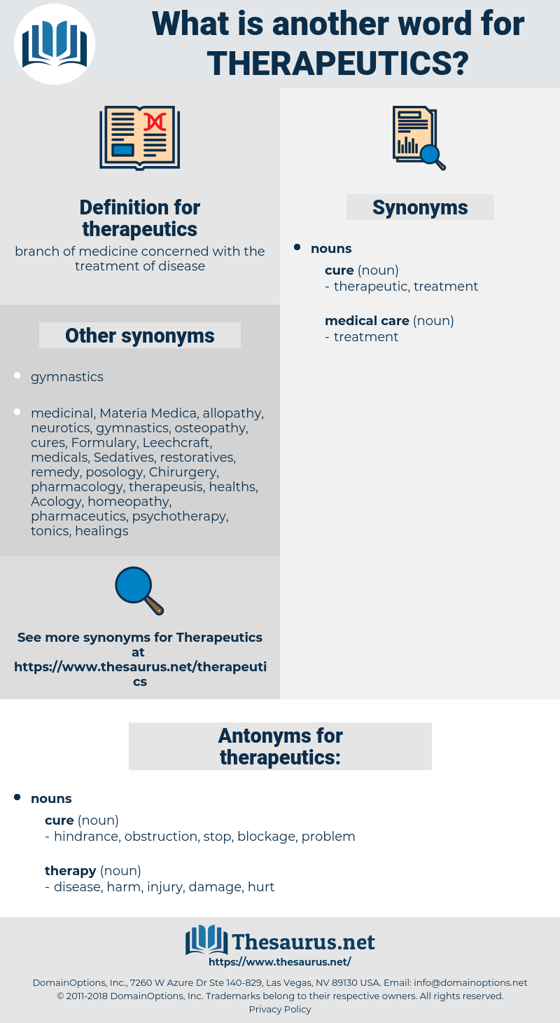 therapeutics, synonym therapeutics, another word for therapeutics, words like therapeutics, thesaurus therapeutics