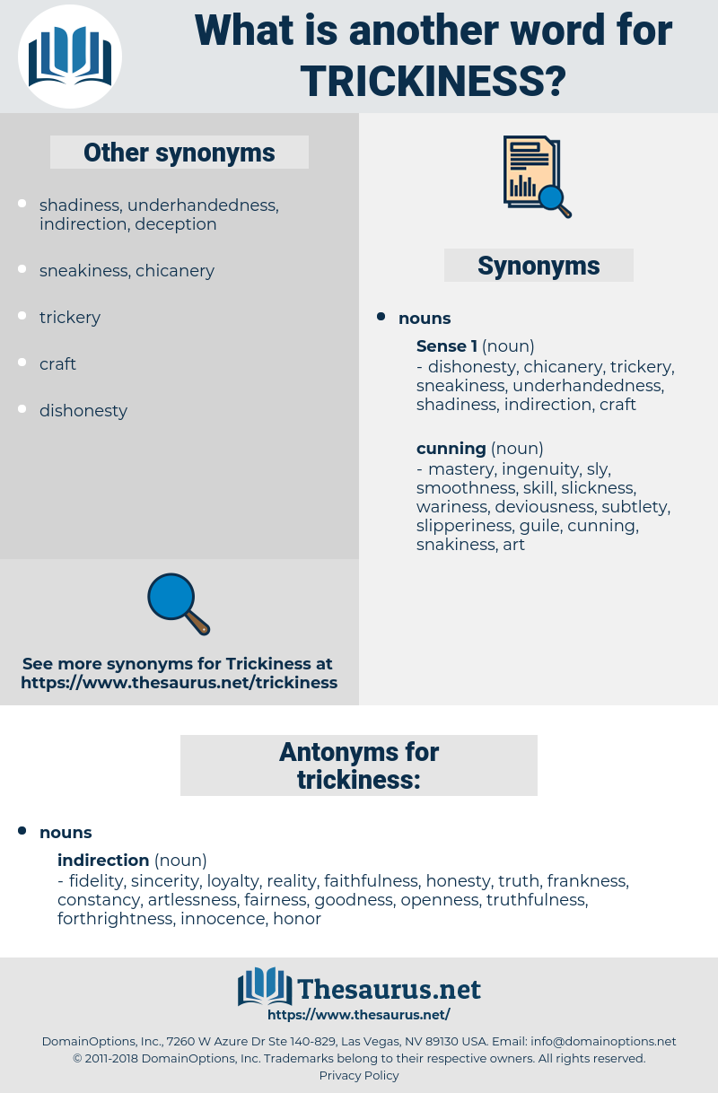 trickiness, synonym trickiness, another word for trickiness, words like trickiness, thesaurus trickiness