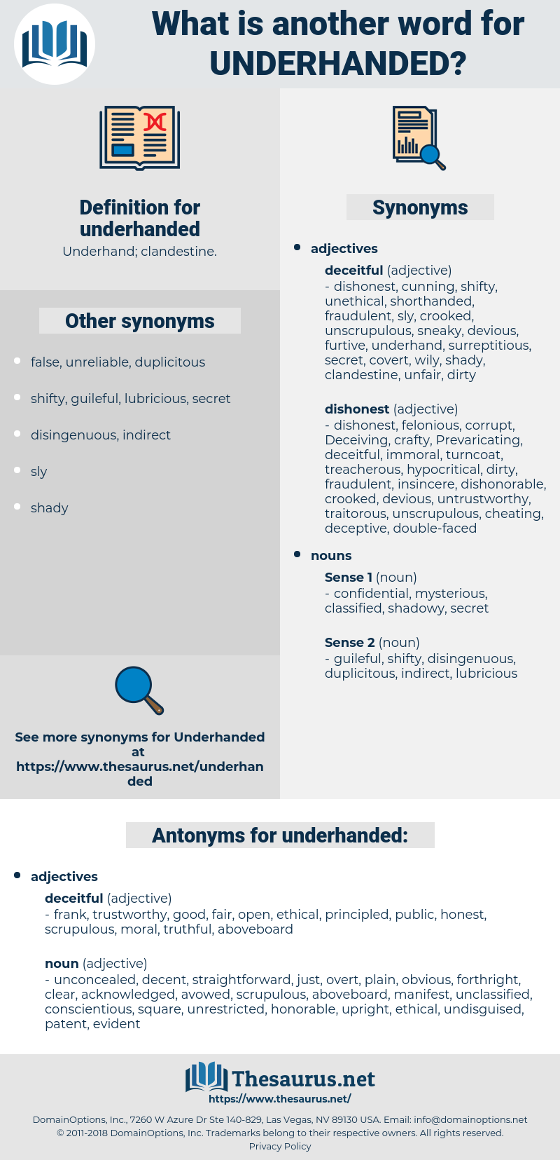 underhanded, synonym underhanded, another word for underhanded, words like underhanded, thesaurus underhanded