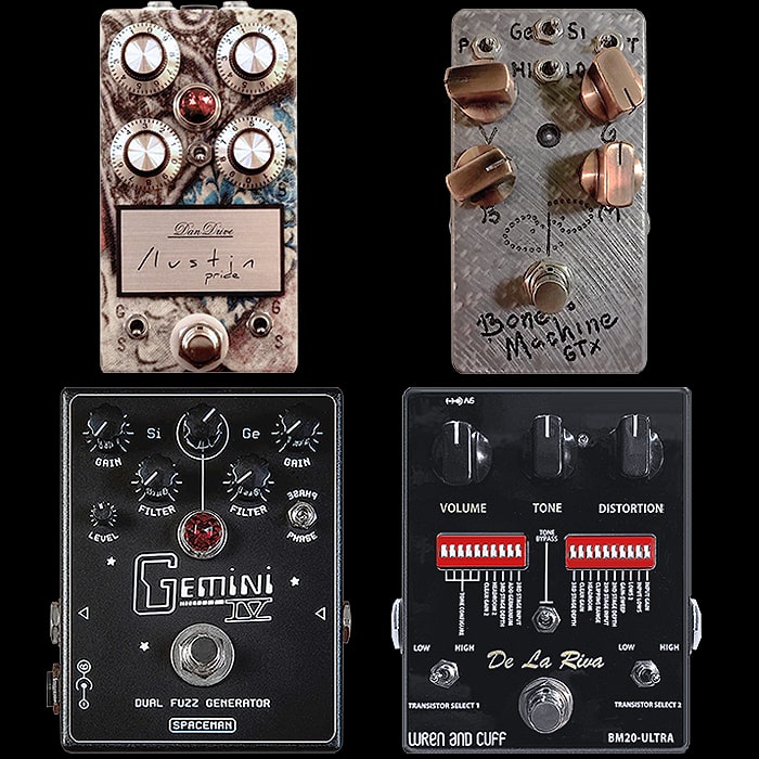 4 Fantastic Germanium and Silicon Switching Fuzz Pedals