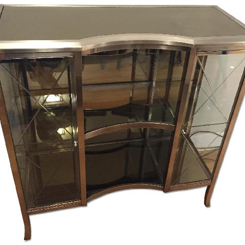 Used ABC Carpet and Home Mirrored & Glass Display Case/Buffet for sale on AptDeco