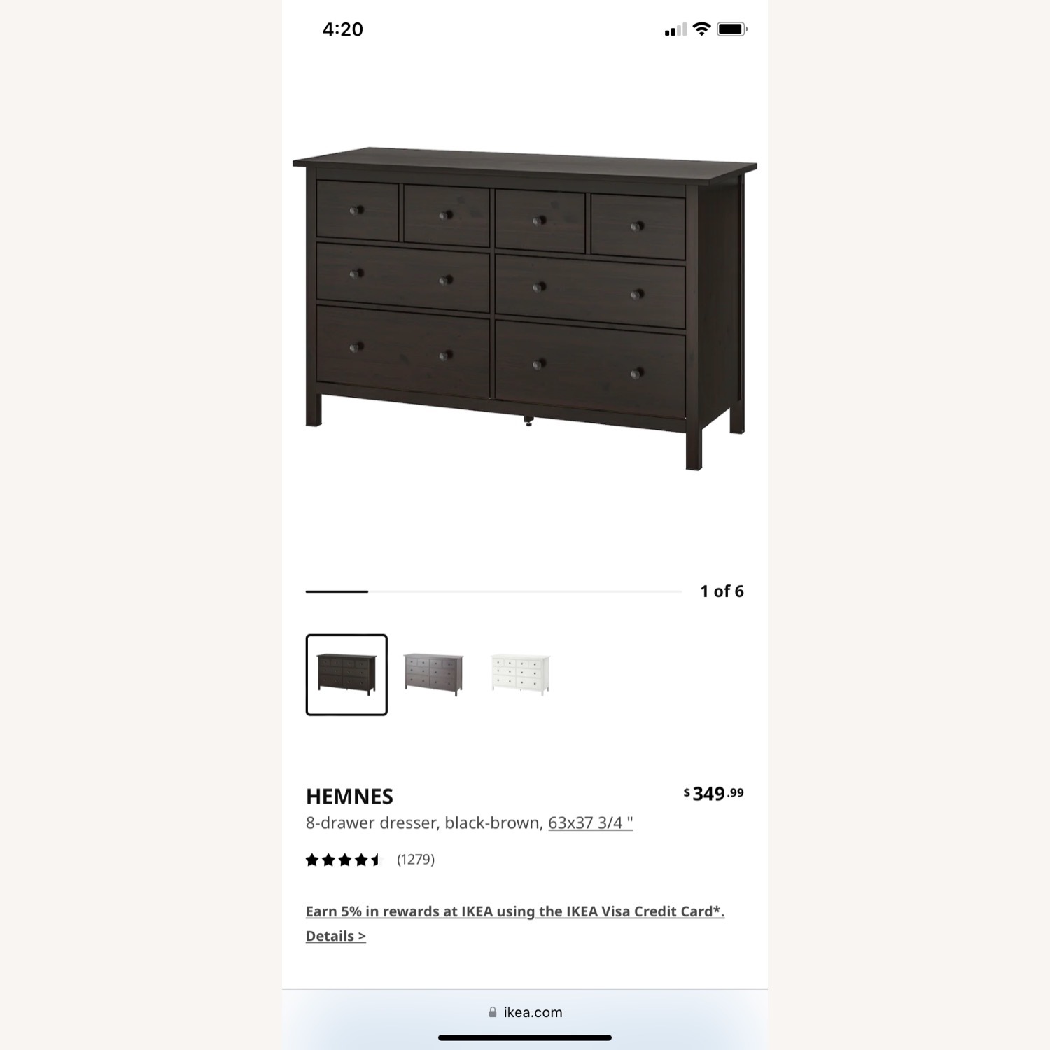 IKEA Hemnes Dresser - image-2