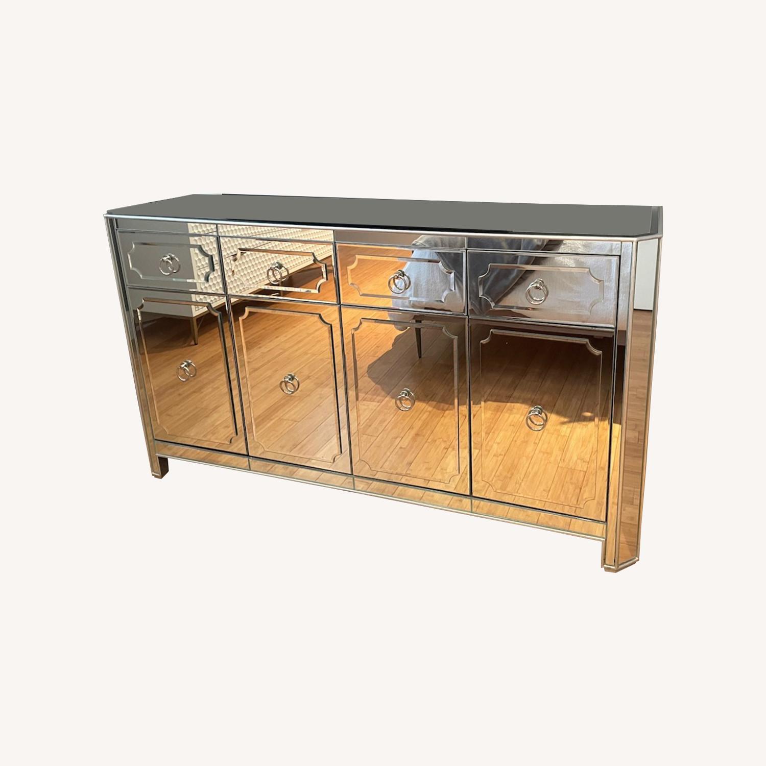 Z Gallerie Mirrored Buffet Storage Unit - image-0