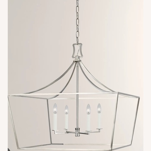 Used Visual Comfort Southold Wide Lantern Chandelier for sale on AptDeco