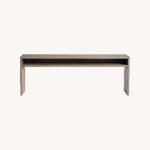 Used Pottery Barn Byron Waterfall Grand Console Table  for sale on AptDeco