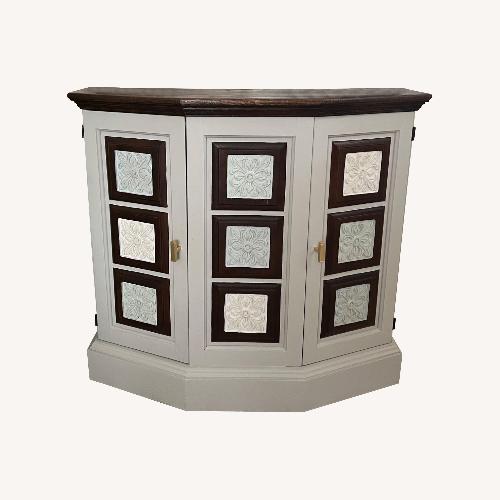 Used Hand Painted Vintage Accent Cabinet for sale on AptDeco