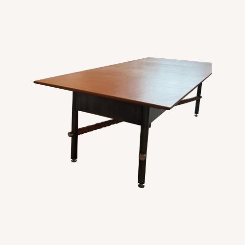 Used Custom Leather Lift-Top Coffee Table for sale on AptDeco