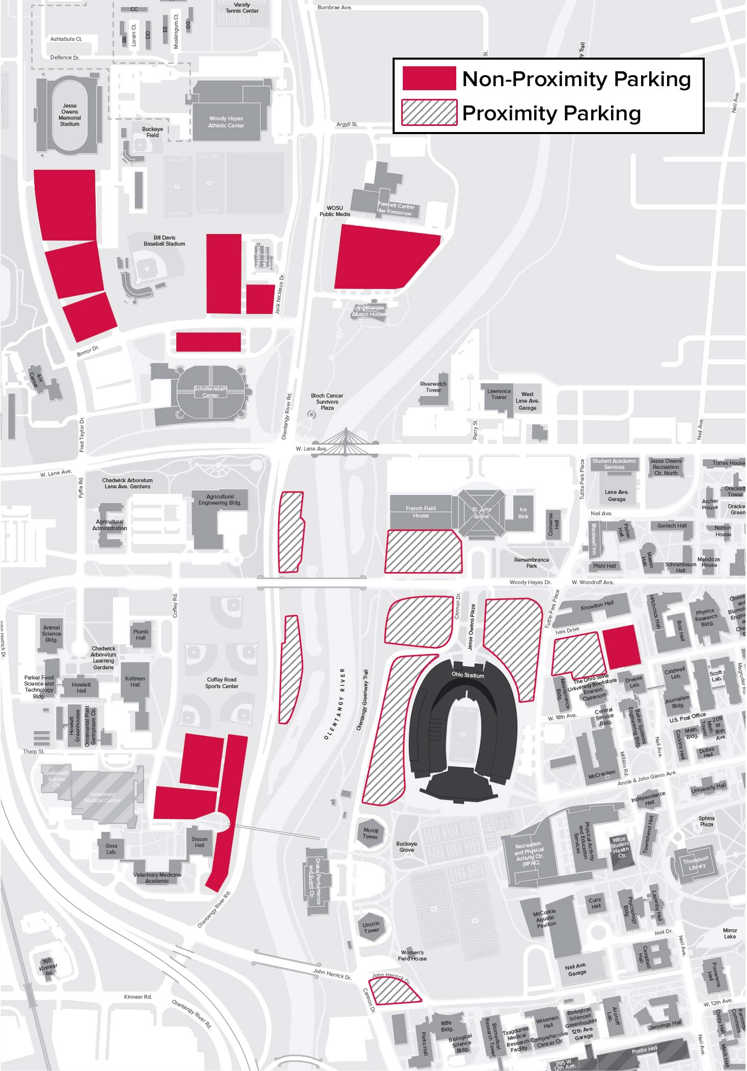 Ohio State Football Parking Map 2024 - Dasie Germaine