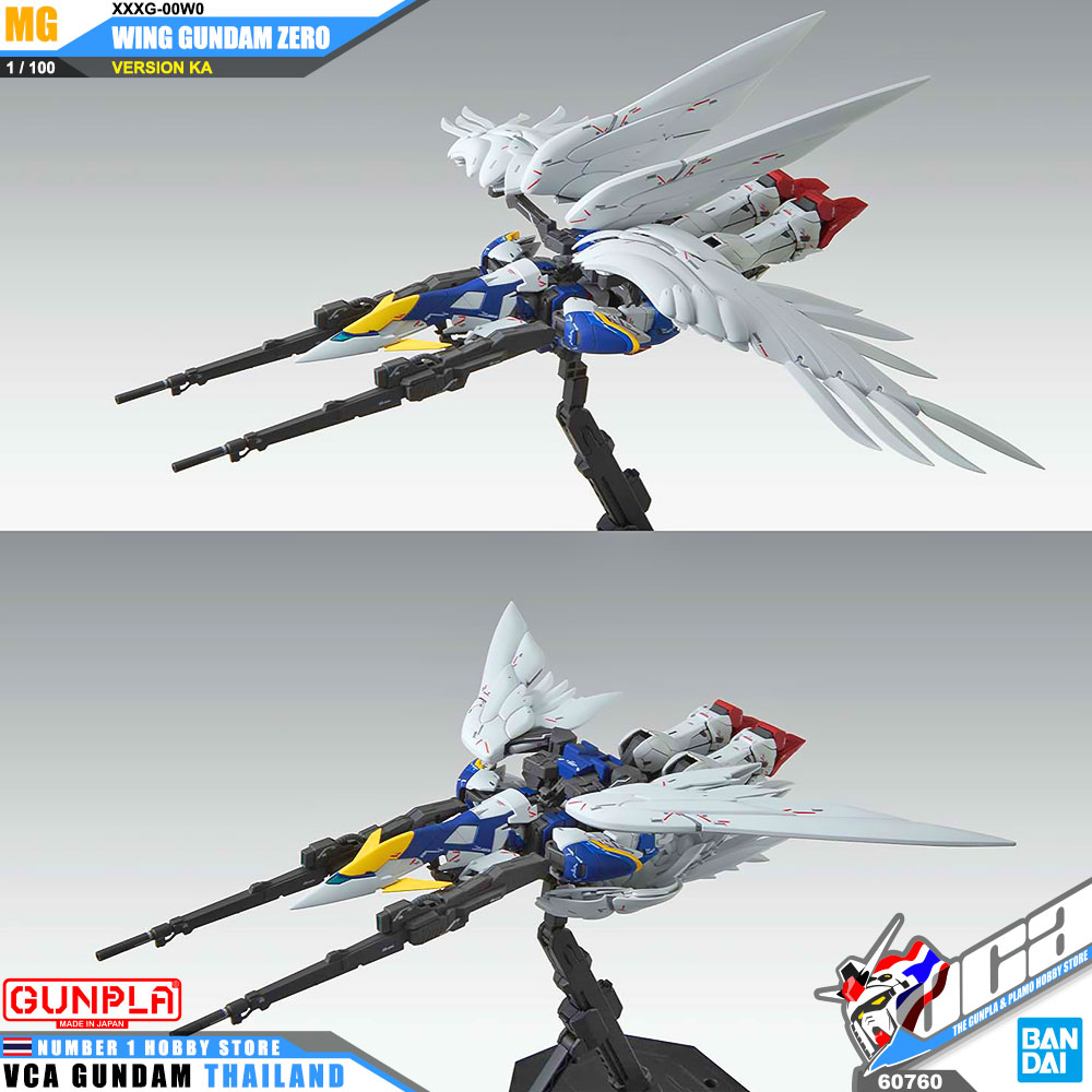 Bandai Master Grade MG XXXG-00W0 WING GUNDAM ZERO EW VER KA วิง กันดั้ม ซีโร่ คัสตอม