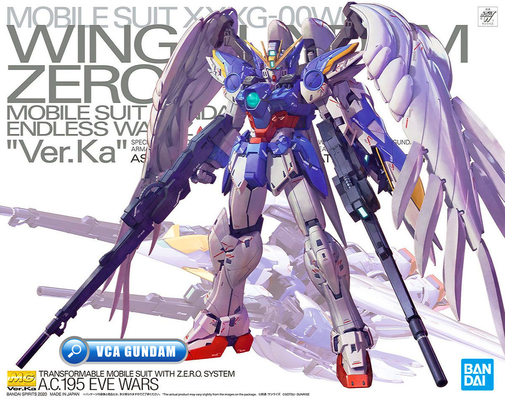 Bandai Master Grade MG XXXG-00W0 WING GUNDAM ZERO EW VER KA วิง กันดั้ม ซีโร่ คัสตอม