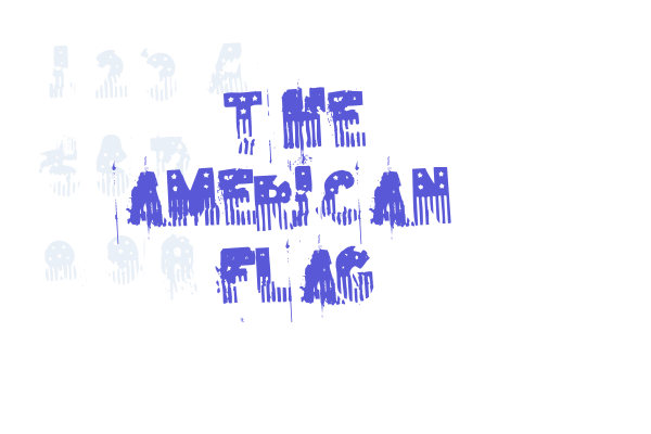 the american flag - Font Free [ Download Now ]