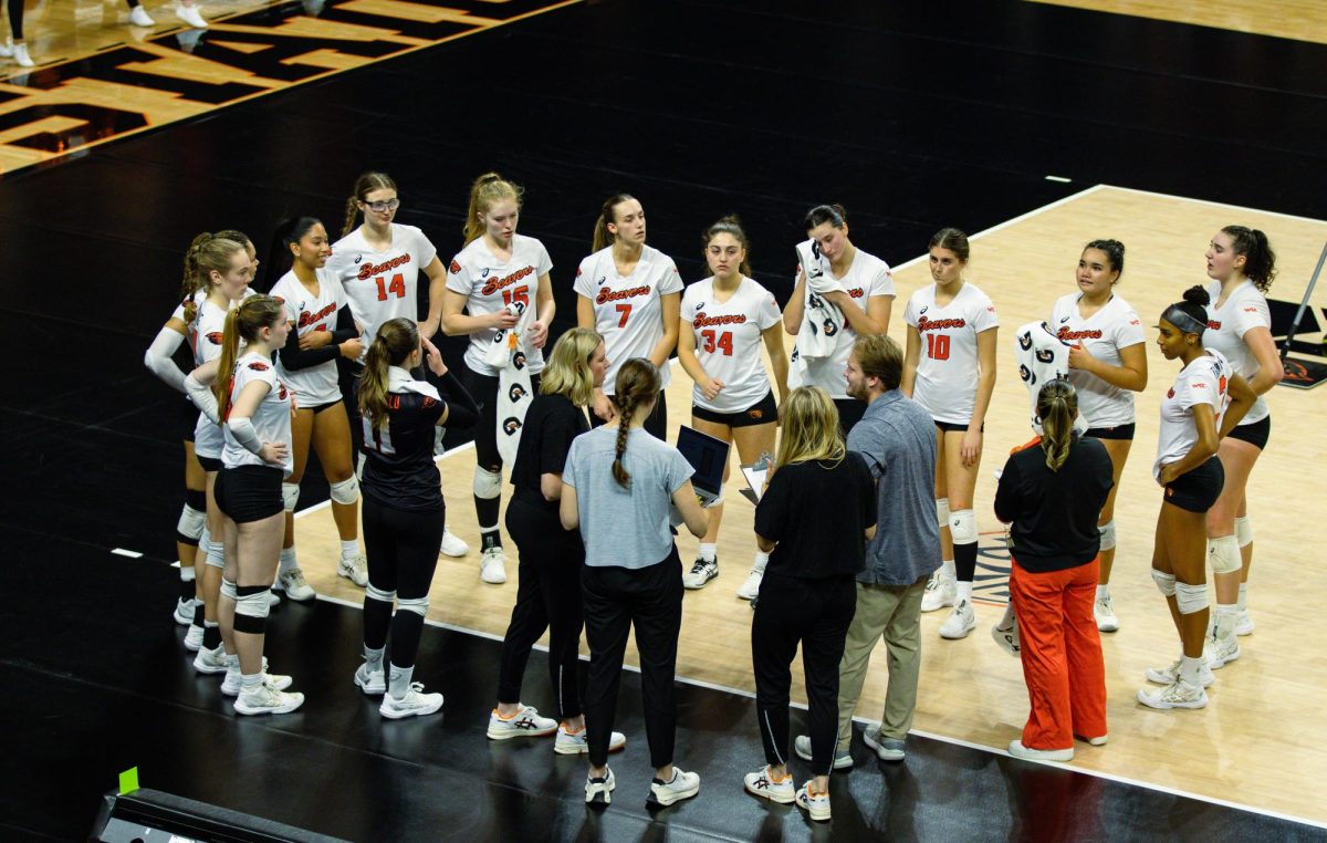 Beavers Volleyball ends season on tough California road trip