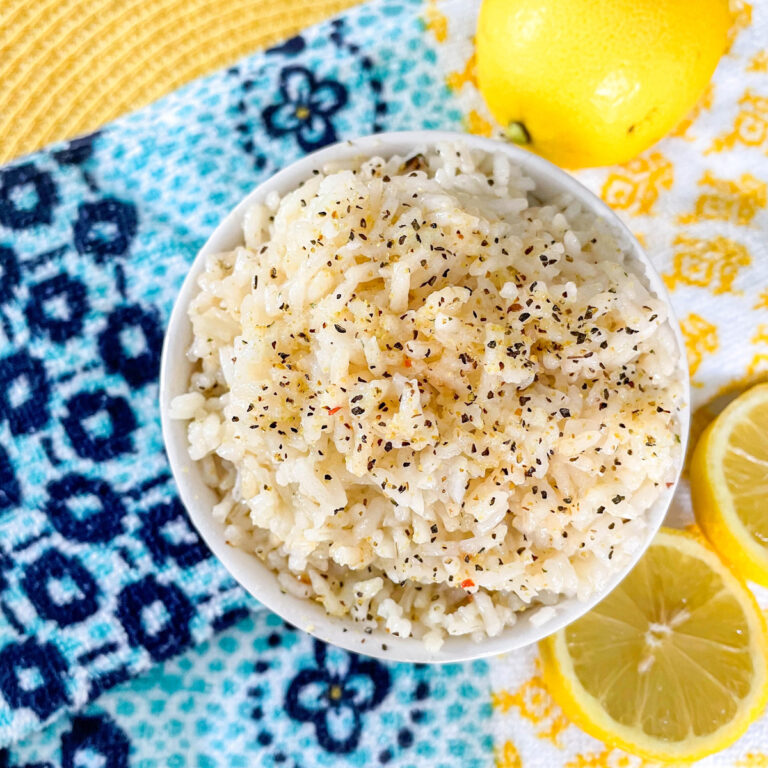 Garlic Lemon Pepper Rice