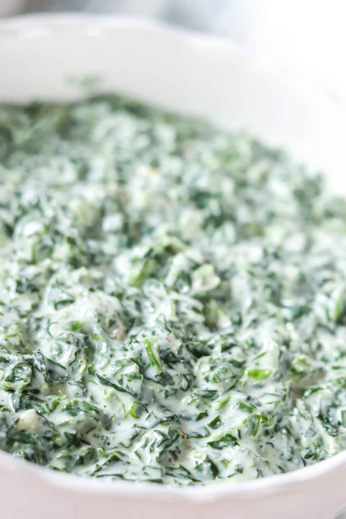 Easy Cheesy Creamed Spinach