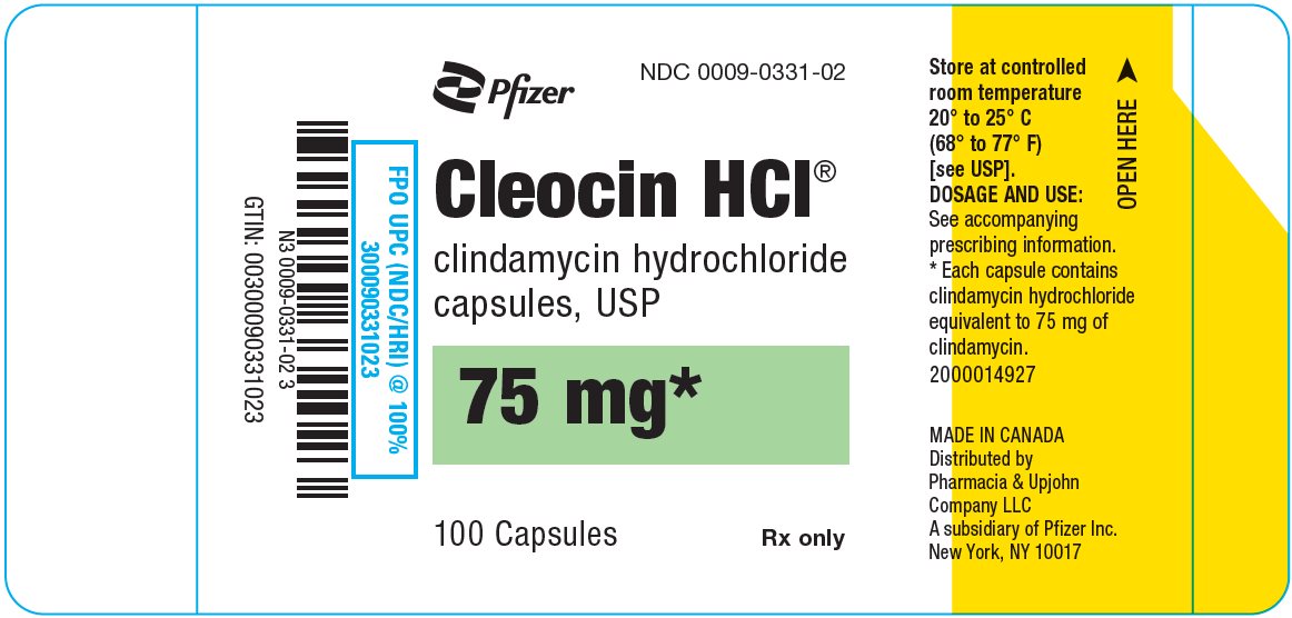 PRINCIPAL DISPLAY PANEL - 75 mg Capsule Bottle Label