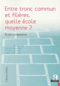 «Entre tronc commun et filières, quelle école moyenne?», éditions Academia-L’Harmattan, VP 30,50 euros, VN 23,99 euros.