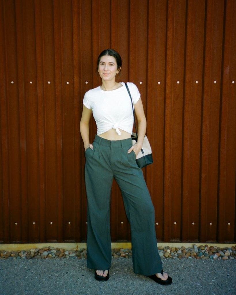 girl exploring old town scottsdale