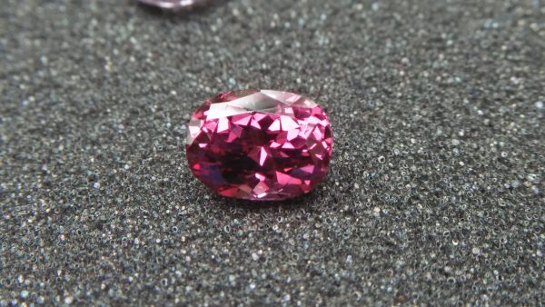 Natural Pink Garnet Weight: 2.15Cts Dimension: 8.4mm x 6.4mm x 4.9mm Colour: Reddish Pink Clarity : SI Birthstone : January Treatment : Unheated/Natural