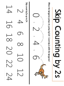 Top 8 Skip Counting Charts free to download in PDF format