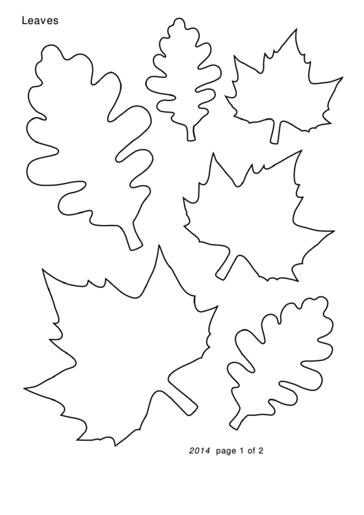 77 Leaf Templates free to download in PDF