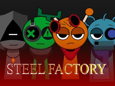 Sprunki x SepBox: Steel Factory oнлайн-игра