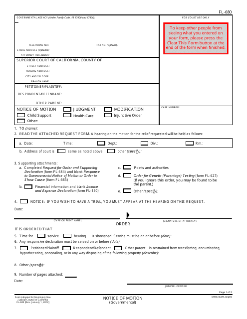 Pdf Florida Dh 680 Form Printable - Printable Word Searches