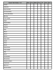 Document preview: Suzuki Violin Music Practice Chart Template - Books 1 & 2