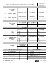 Document preview: DD Form 2926 Annual Foreign Area Officer (Fao) Metrics Report Data Input