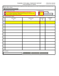 Document preview: Form SF-428-A Tangible Personal Property Report - Annual Report