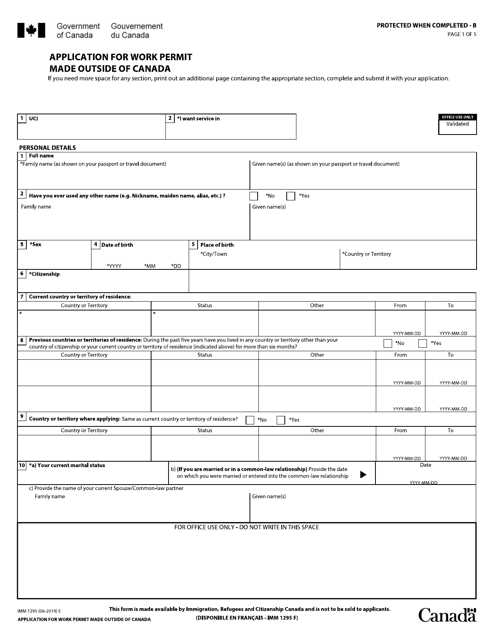 Imm 1295 Fillable Form Fill Online Printable Fillable - vrogue.co